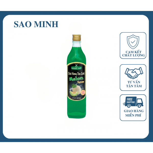 Syrup Dưa Gang - Golden Farm 520ml
